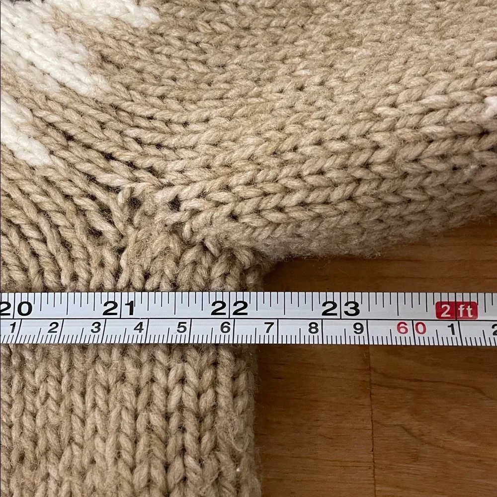 Handmade wool knit fair isle unisex sweater men’s size medium women’s large - Picture 10 of 15